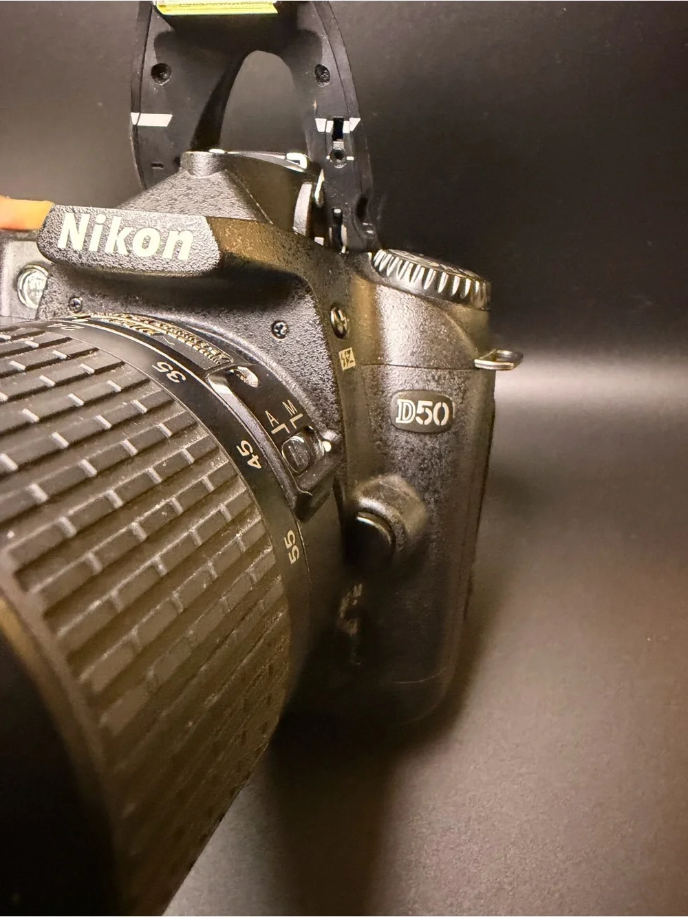 Nikon D50 DSLR Camera + 18-55mm Lens AS-IS Parts Repair